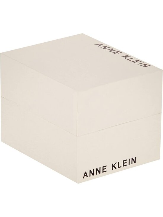 Anne Klein Women\'s Black Gold Analog Quartz Fashion Resin Bracelet Luxury Watch main image 5